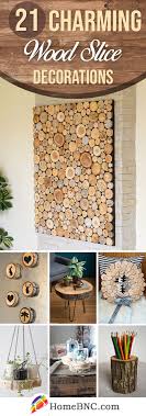 21 Creative Wood Slice Projects And Decorations That Are Full Of Rustic Charm Wood Slice Decor Wood Slices Wood Slice Crafts