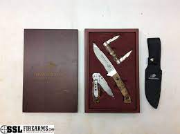 Winchester limited edition 2006 trout knife. Lot 41 41507 Winchester Limited Edition 2006 3 Piece Knife Set In Wooden Box All Knives Are Clean And In
