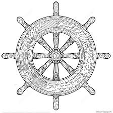 See the presented collection for marine coloring. Marine Handwheel Zentangle Adults Coloring Pages Printable