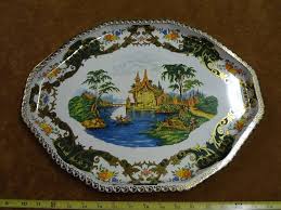 Vintage Daher Decorated Ware Metal Tin Tray Long Island Ny 11101 Made In England Long Island Ny Metal Tins Vintage