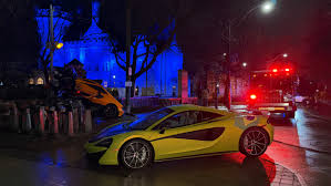 McLaren crash scene