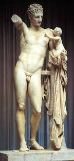 The statue was discovered in 1877 in the ruins of the temple of hera at olympia, greece. Hermes And The Infant Dionysus Alchetron The Free Social Encyclopedia