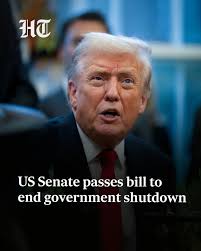 The US Senate passed a bill to end the ongoing government shutdown,  potentially rolling the ball for the longest-ever government shutdown to  come to an end. However, the passing of the legislation