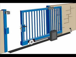 Take A Look At All The Gate Hardware That You Will Need To Build A Sliding Gate Description From Article Sliding Gate Entrance Gates Design House Gate Design