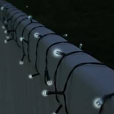 Alpan 10295 Smart Yard Led String Lights Indooroutdoor 24ft 12 Bulbs Commercial Grade Black Brickseek
