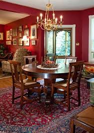 Dark Red Walls Slick White Trim Red Walls Wood Floors Home Decor