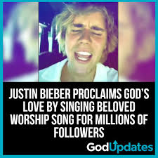 Justin Bieber Proclaims God's Love By Singing Beloved Worship Song For  Millions Of Followers 🎵 🎶 🙌 👉 http://dlvr.it/SqY2DZ
