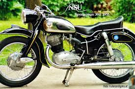 Engine is single cylinder, 4 stroke, ohc, displacement 247 cc solid nsu sheetmetal frame. Nsu Spezialmax 300 1955 Nsu Auto Motorrad Oldtimer