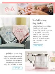 Mud pie monthly milestone blanket. Christening Gifts For Baby Girls Baptism Gift Ideas For Girls Gifts Com