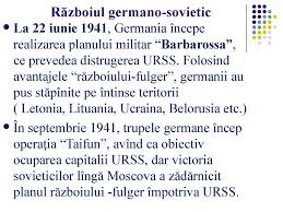 Pe 22 iunie 1941, germania nazistă a atacat urss. Al Doilea RÄƒzboi Mondial 1939 1945 Ofensiva Statelor Agresoare Online Presentation
