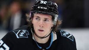 BREAKING: Utah Mammoth forward Logan Cooley collided against the goal post  in an attempt to score against the Vancouver Canucks