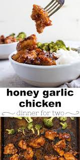 Honey Garlic Chicken Thighs With Roasted Broccoli A Sweet And Sticky Sheet Pan Dinner That Rivals Any Honey Garlic Chicken Recipes Honey Garlic Chicken Thighs