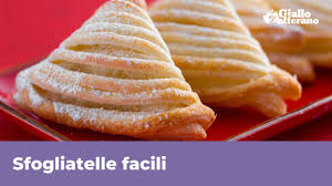 Posizionate sulla base di ogni triangolo di pasta un cucchiaino di crema di nocciola e poi. Sfogliatelle Facili Con Pasta Sfoglia Pronta Youtube