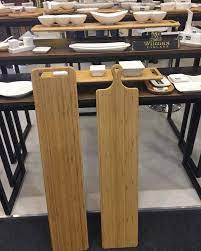 Long serving board with handle. Natural Bamboo Long Serving Board With Handle 34 3 X 5 9 87 X 15 Cm Wl 771133 A Nystep
