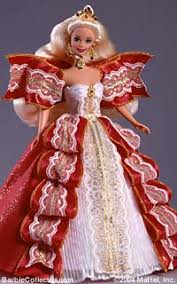 Barbie endless hair kingdom princess doll, purple. 1997 Happy Holidays Barbie Doll Blonde Hair Club Exclusive