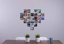 Fotowand Herz Selber Machen So Gestalten Sie Ein Herz Aus Fotos An Der Wand Foto Herzen Collage Foto Wandcollage Foto Herz