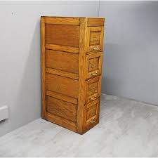 Antique Edwardian Panelled Oak Filing Cabinet Antiques Co Uk