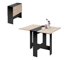 Table Pliante Plya Imitation Chene Et Noir Table But Table Pliante Table De Cuisine Pliante Table A Manger Pliante