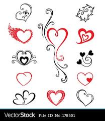 Hearts Tattoo Vector Art Download Vectors 178501 Heart Tattoo Designs Pattern Tattoo Heart Tattoo