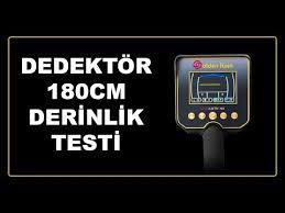 dedektor golden rain ile 180 cm metal test derin dedektor altin bulan dedektor define dedektoru youtube