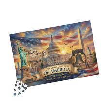 Proud Patriots 250 Years of America Jigsaw Puzzle