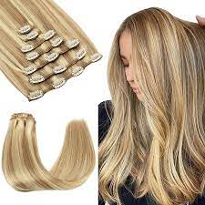 From golden blonde to highlights or natural, we have numerous picks you can use as reference! Buy Wennalife Clip In Hair Extensions Light Blonde Highlighted Golden Blonde Hair Extensions 16 Inch 120g 7pcs Clip In Human Hair Remy Clip In Human Hair Extensions Real Human Hair Double Weft