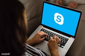 Woman Using Skype On A Laptop Free Image By Rawpixel Com Free Images Digital Tablet Instagram Application