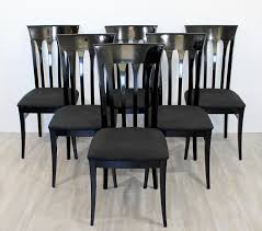 China cabinet black lacquer and chinese inlaid mother of pearl in 72 wide. Ello Lacquer Dining Room Sets 2 For Sale On 1stdibs