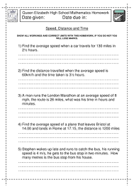 You can choose the types of word problems in the worksheet, the number of problems, metric or customary units, the way time is expressed. Speed Distance And Time Worksheet Teaching Resources