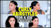 Job Interview Professional Hairstyles For Curly Hair