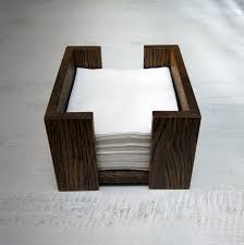Napkin Holder Wooden Napkin Holder Oak Napkin Holder By Andykatewood On Etsy Wood Napkin Holder Napkin Holder Easy Wood Projects