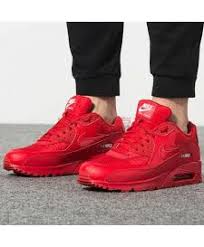 Nike Air Max 90 Triple Red White Sports Shoes Nike Air Max 90 Mens Nike Air Max Cheap Nike Air Max