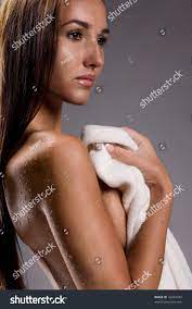 Young Woman Comming Out Shower Wet Stock Photo 16374433 | Shutterstock