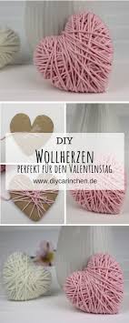 Diy Wollherzen Schnell Und Einfach Selber Machen Schone Deko Valentinstag Geschenk Basteln Muttertag Geschenke Basteln Geschenke Selber Basteln
