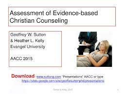 Contact jon.paul@freechristian.org for more information. Pdf Assessment Of Evidence Based Christian Counseling