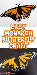 Easy Monarch Butterfly Craft Woo Jr Kids Activities Butterfly Crafts Butterfly Crafts Preschool Monarch Butterfly