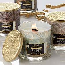 Candle Lite Clco Candle Natural Wooden Wick 14 Oz Luxury Scented Candle 90 H No 26 Bamboo Linen No 26 Bamboo Linen Cwstore B2b Wholesale Candle Distributor