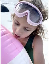 Silikonowe gogle kąpielowe Hans French Rose, Petit Pommes