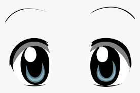 Set of anime, manga kawaii eyes, with different expressions. Ojos Anime Kawaii Cute Ojosgrandes Anime Eyes Transparent Background Hd Png Download Kindpng