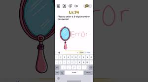 Buka tirai, kemudian perbesar layar menggunakan 2 jari, dan kamu diminta memasukan kunci gembok. Jawaban Brain Out Level 77 Gamers Smart