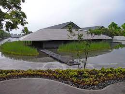 sagawa art museum moriyama shiga japan 佐川美術館 kiến truc nha