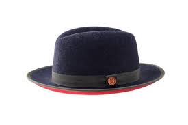 New Bruno Capelo Hat Princeton Denim Red In 2021 Mens Hats Fashion Mens Dress Hats Fedora Hat Men
