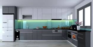 Tủ bếp nhựa cánh acrylic đẹp, cao cấp và sang trọng