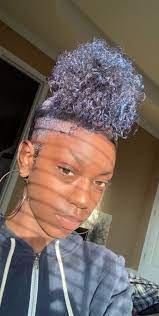 Natural Hair Lavender Hair Colors Natural Hair Styles Light Blue Hair