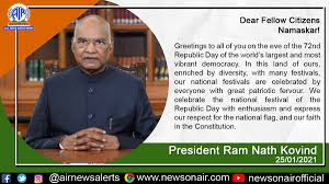 The president of india or commonly known as 'rashtrapati' in india, enjoys high power and good so, let's see contact information of president of india, such as office address, mobile number. President Kovind S Address To Nation On Eve Of 72nd Republic Day