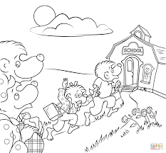 These alphabet coloring sheets will help little ones identify uppercase and lowercase versions of each letter. Berenstain Bears Coloring Pages Characters Coloring Pages For Coloring Library