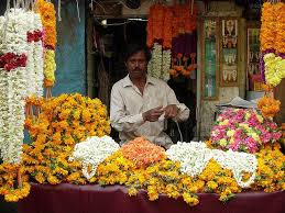marigold seller ooty market ooty amazing india digital art illustration