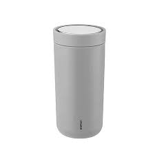 Stelton To Go Click Thermobecher 0 4 L Hellgrau Online Kaufen Bloominghome