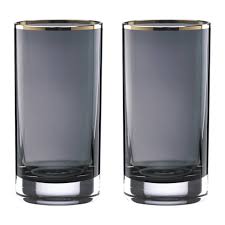 Complete collections of waterford, baccarat and lalique barware, as well as new riedel drink specific barware. Lenox Kate Spade New York South Street Crystal Hiball Bar Drinking Glasses Set Of 2 Size 6 1 8 16oz Buy Online In Bahamas At Bahamas Desertcart Com Productid 123852930