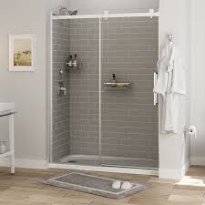 Subway tile is common in kitchens and bathrooms. Gray Subway Tile For Shower Novocom Top